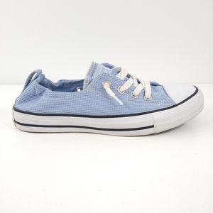 Converse Women's 8 Shoreline Slip on Blue Shoes